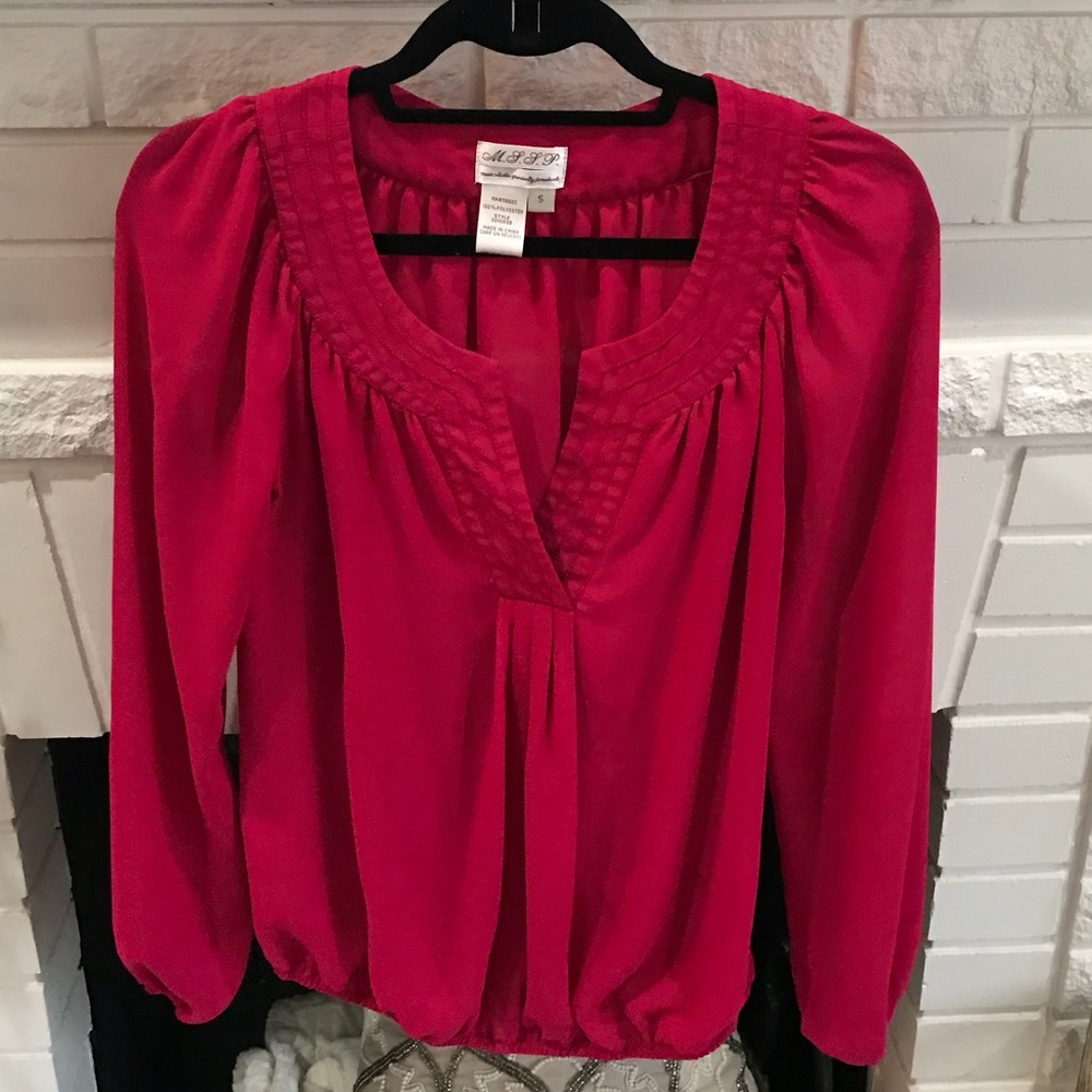 Pink blouse